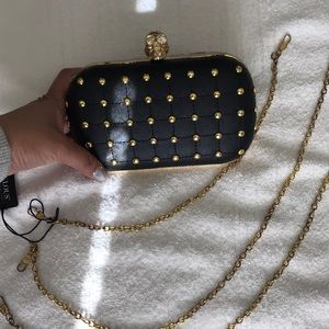 Black/ Gold Clutch